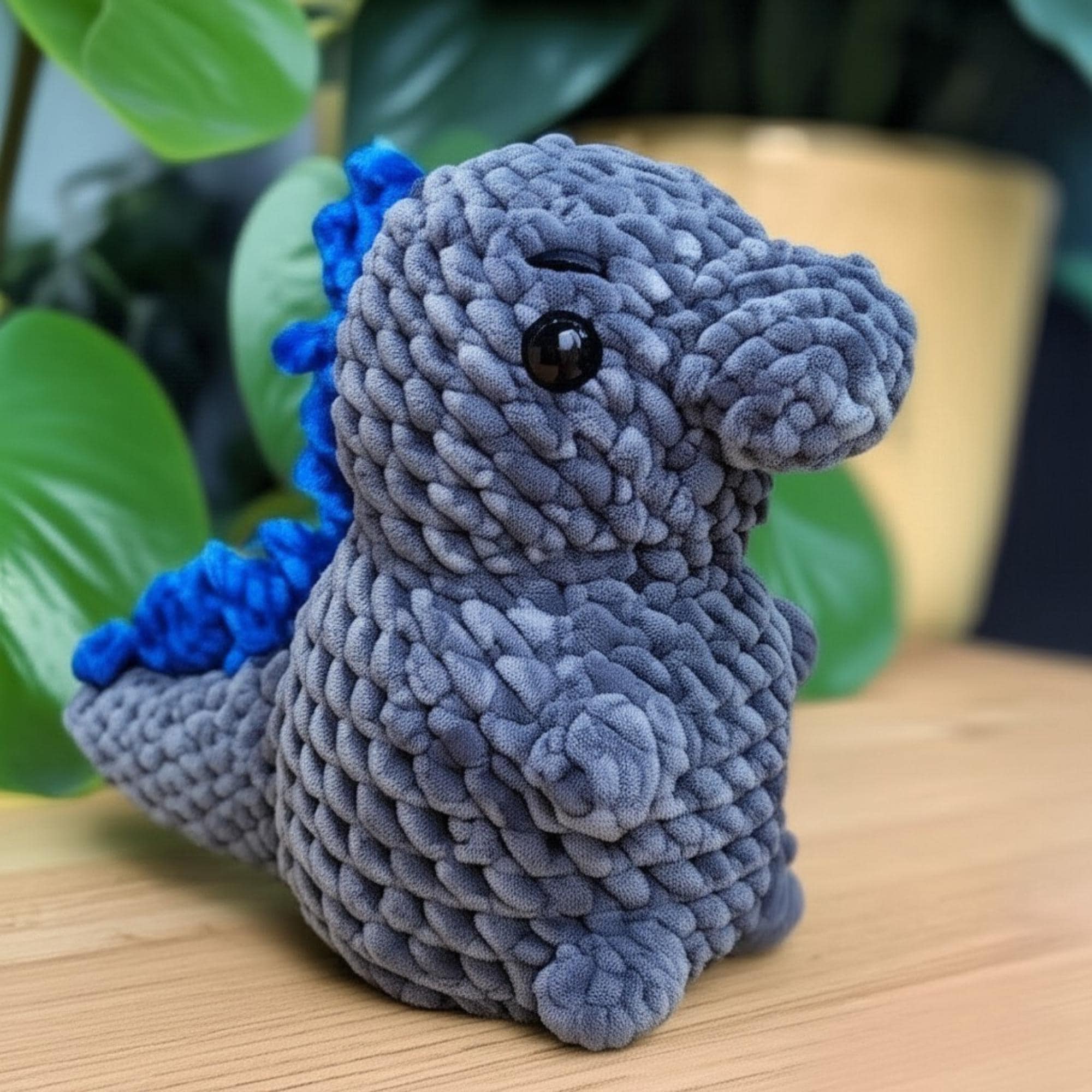 Amigurumi Godzilla Crochet Pattern | Crochet Godzilla Pattern | Godzilla Dino Crochet Pattern | Low-Sew Amigurumi | Kids Toy Pattern | PDF