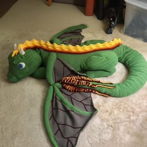 Amigurumi Forest Dragon Crochet Pattern | Crochet Forest Dragon Pattern | Fantasy Dragon Crochet Pattern | Dragon Amigurumi | PDF File