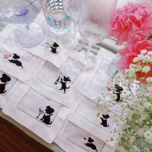 8-pack Customized Dog Cocktail Napkins