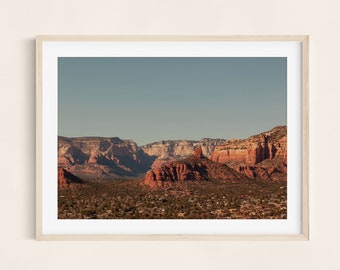 Red Rocks Wall Art, Digital Download, Sedona Arizona Landscape, Southwestern Landscape, Landscape Photo, Desert Decor, Boho Decor, Printable