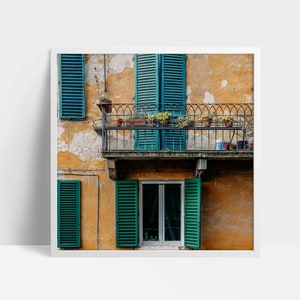 Italian Shutters, Printable, Italy Photos, Sienna Italy Photography, Italy Wall Art, Italy Print Art, Colorful Italian Homes, Home Decor image 4