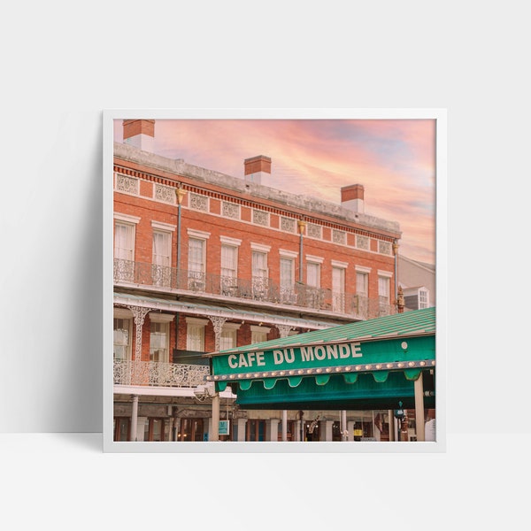 Cafe Du Monde, Printable, Cafe Du Monde Art, Cafe Du Monde Downloadable, Cafe Du Monde Poster, French Quarter, New Orleans Art, NOLA Print