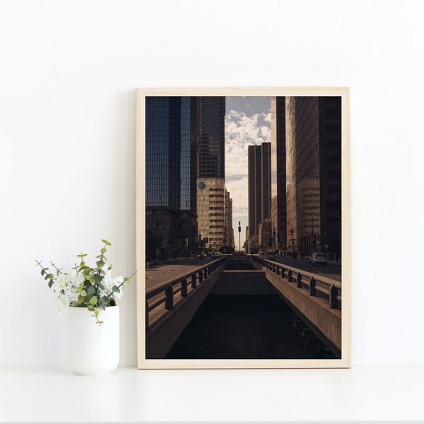 Downtown Los Angeles Photo, Digital Download, Cityscape, DTLA Photo, High Rise Building, Los Angeles, Office Art, Wall Art, Home Decor