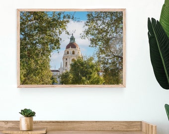 Pasadena City Hall Photo, Digital Download, Pasadena Photo, California Decor, Office Decor, Architecture Print, Pasadena Art, Wall Decor