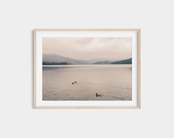 Impresión de Lake Placid: Arte mural con paisaje de las montañas Adirondack