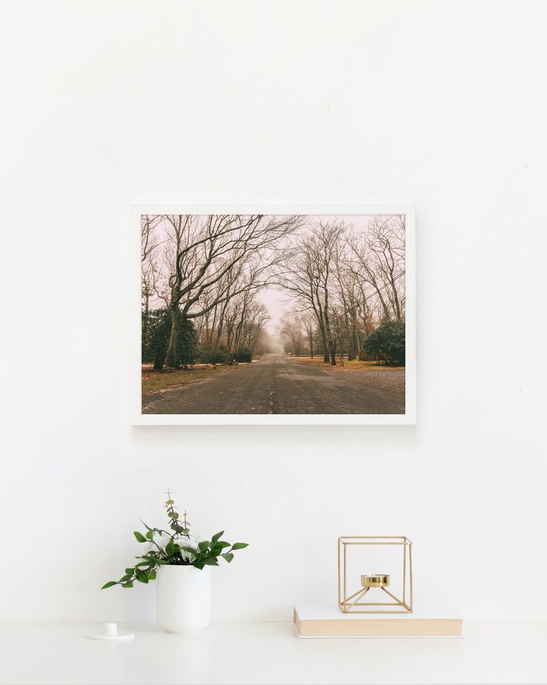 Stunning East Hamptons Landscape Print, featuring large photographic wall art of a serene Hamptons nature scene, perfect for elegant home decor and artistic Hamptons photography.