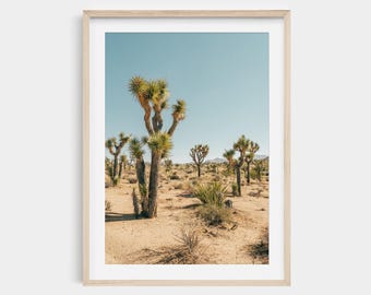 Vertical Joshua Tree Photo Print: Desert Landscape Wall Art