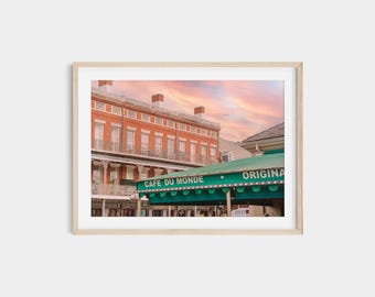 Cafe Du Monde Print: New Orleans French Quarter Art