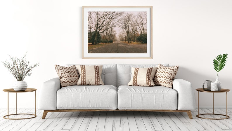 Stunning East Hamptons Landscape Print, featuring large photographic wall art of a serene Hamptons nature scene, perfect for elegant home decor and artistic Hamptons photography.