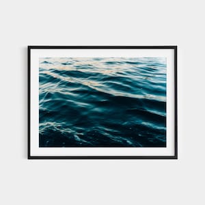 Ocean Photo, Digital Download, Blue Ocean Photo, Coastal Art, Beach House Decor, Printable Ocean Photo, Water Reflection, Ocean Wave Photo