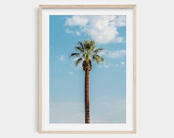 Palm Springs Palm Tree Print: California Boho Wall Art