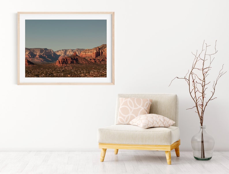 Red Rocks Wall Art Sedona Arizona Landscape Print - Etsy