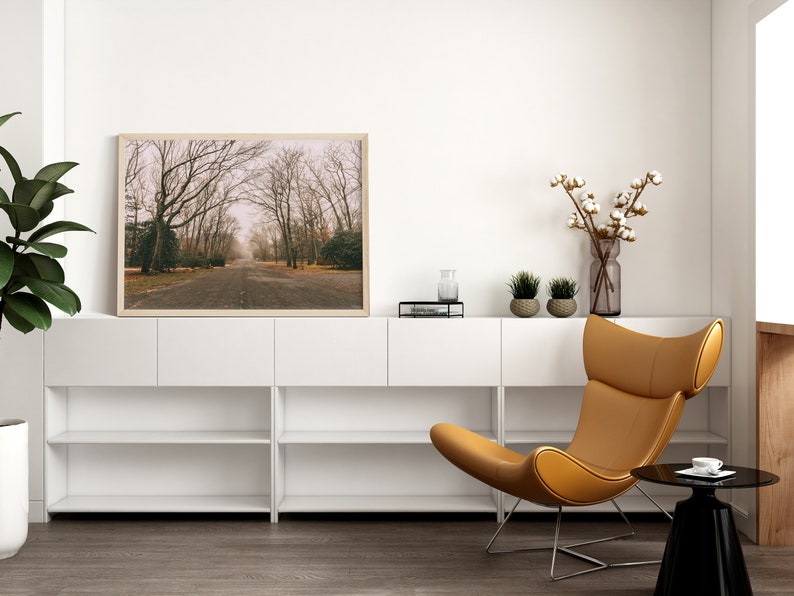 Stunning East Hamptons Landscape Print, featuring large photographic wall art of a serene Hamptons nature scene, perfect for elegant home decor and artistic Hamptons photography.