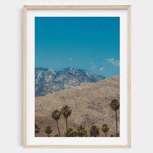 Palm Springs Wall Art: Elegant Palm Tree Print