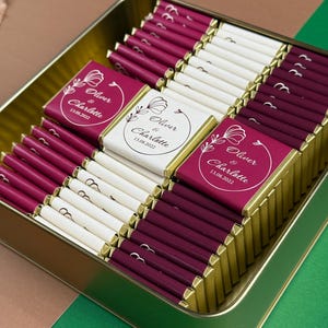 Chocolate Gifts for Wedding, Adult Birthday Favors, Personalized Chocolate Favors, Baby Shower Favors, Custom Wedding Chocolate