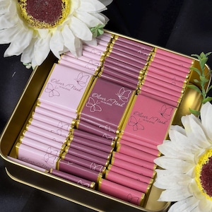 Wedding Chocolate, Wedding Favors for Guests, Engagement Chocolate, Personalized Wedding Chocolate, Custom Chocolate Favors, Party Favors