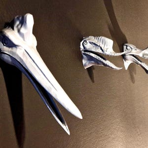 3-Pack Flying Reptile STL Bundle – Quetzalcoatlus, Tropeognathus & Dsungaripterus – Support-Free UniMount Wall-Mount Models – High Detail