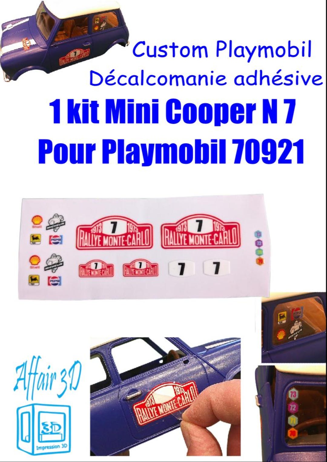 Amazon : voiture Mini Cooper Playmobil 70921 à 30,20