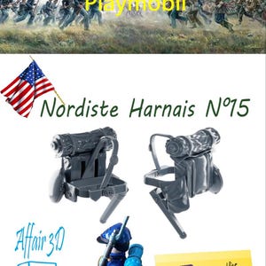 Custom Playmobil ACW 3D Printed - Northern Soldier - Harness 15