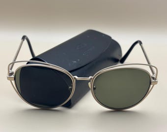 SNK1901 T01 215 Sunglasses – Unique Metal Frame with Green Lenses (Category 3)