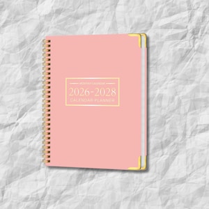 2026-2028 Monthly Planner: Large Spiral Bound 3-Year Calendar