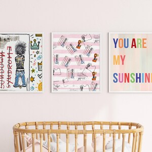 Artistic Rolled Posters, Unique Wall Decor, Creative Gift for Teens, Modern Home Decor, Art for Room, Gift for Students