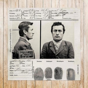 Mussolini-identificatiekaart | Mussolini-afdruk