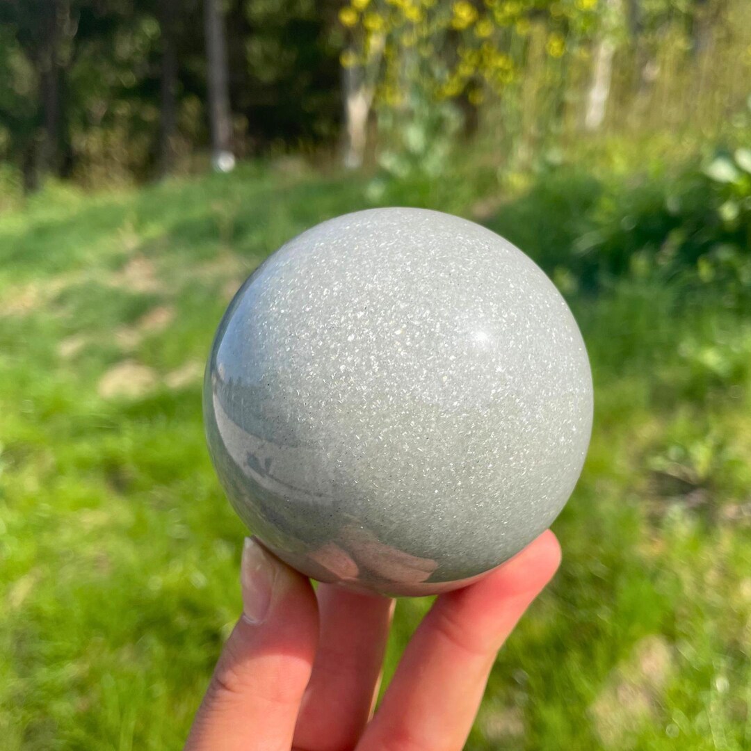 70mm+ Natural Quartzite Sphere,handcrafted Carved Crystal Ball,healing ...