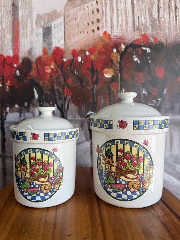 Susan Winget Canister - Etsy