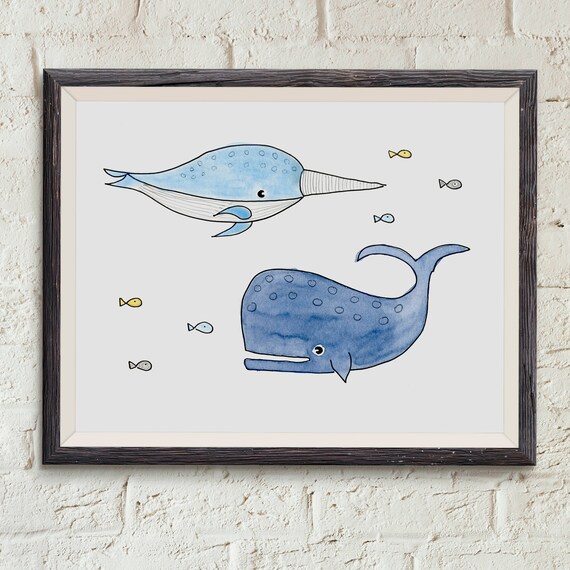 narwhal nursery decor