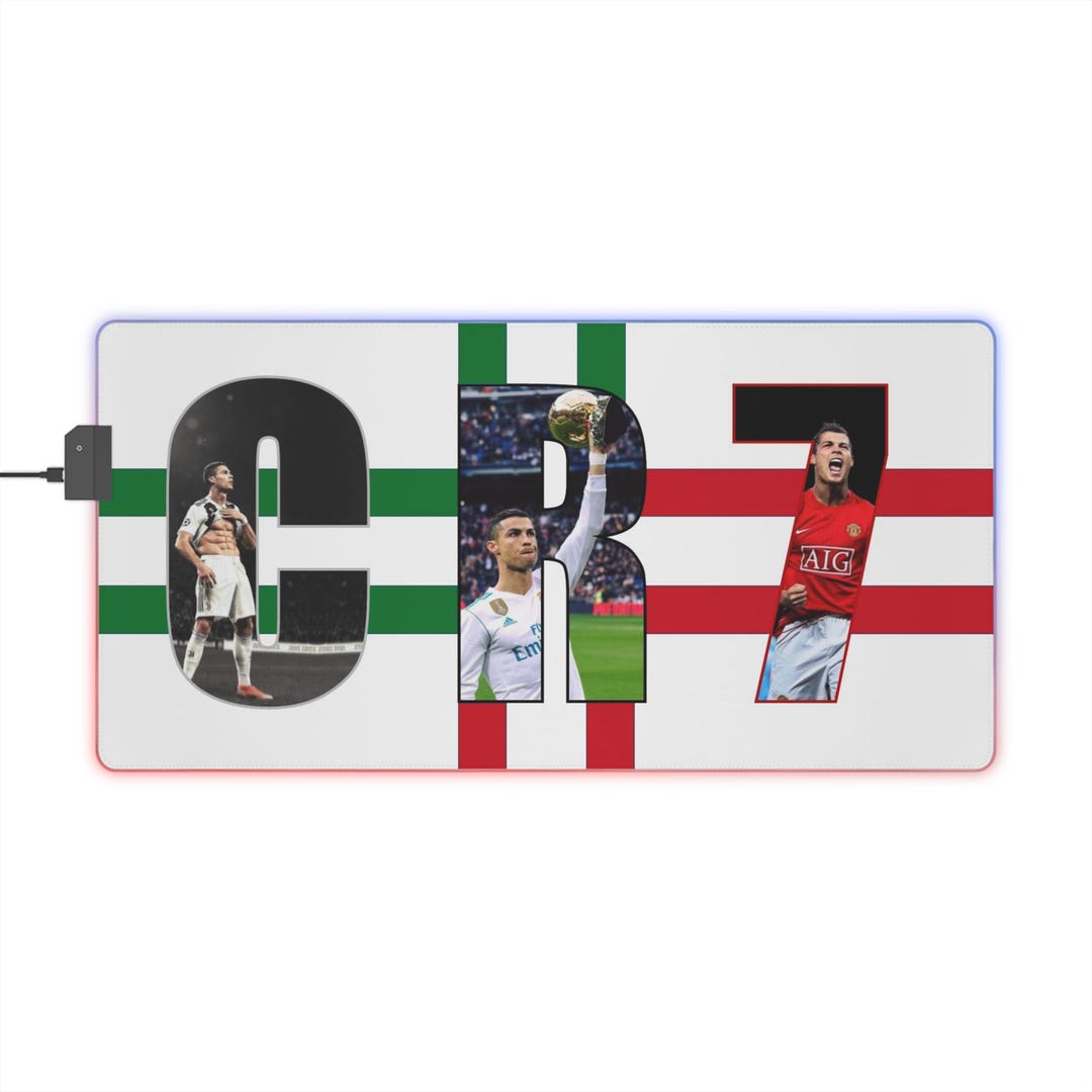 LED Gaming Mouse Pad CR7 Edition - Etsy