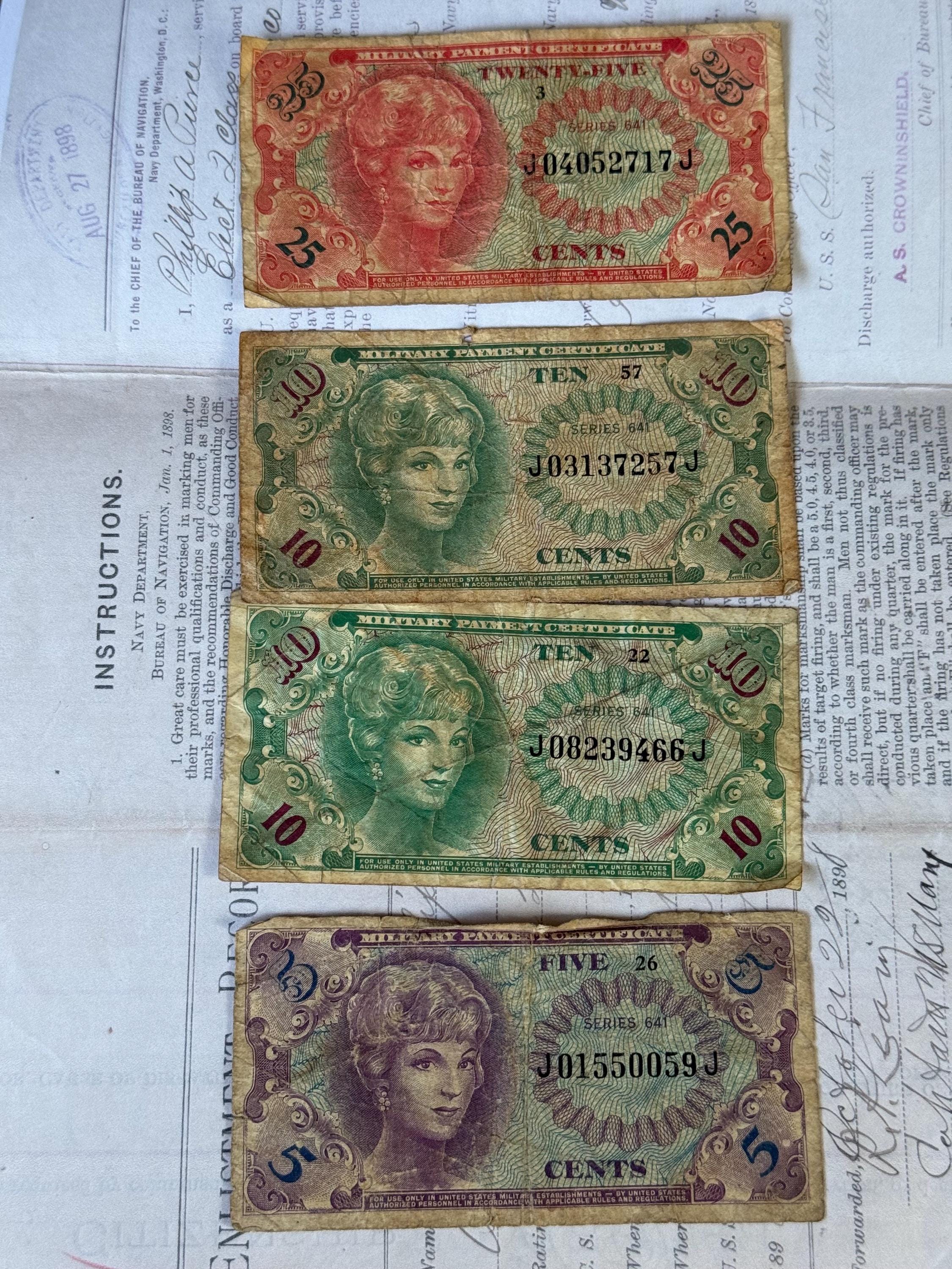 Military Payment Certificate - Etsy