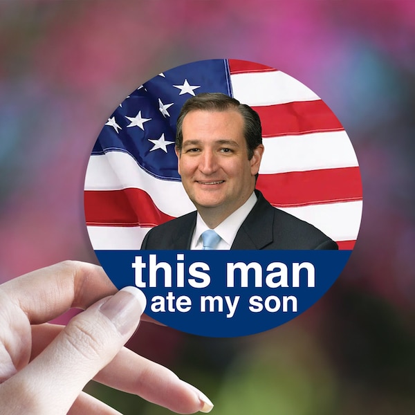 This Man Ate My Son Sticker Etsy