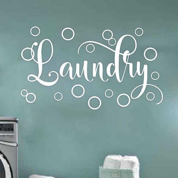 Laundry Room Decals - Etsy