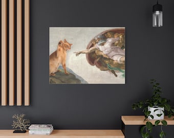 Creation of Catdam Matte Canvas, Stretched, 1.25"