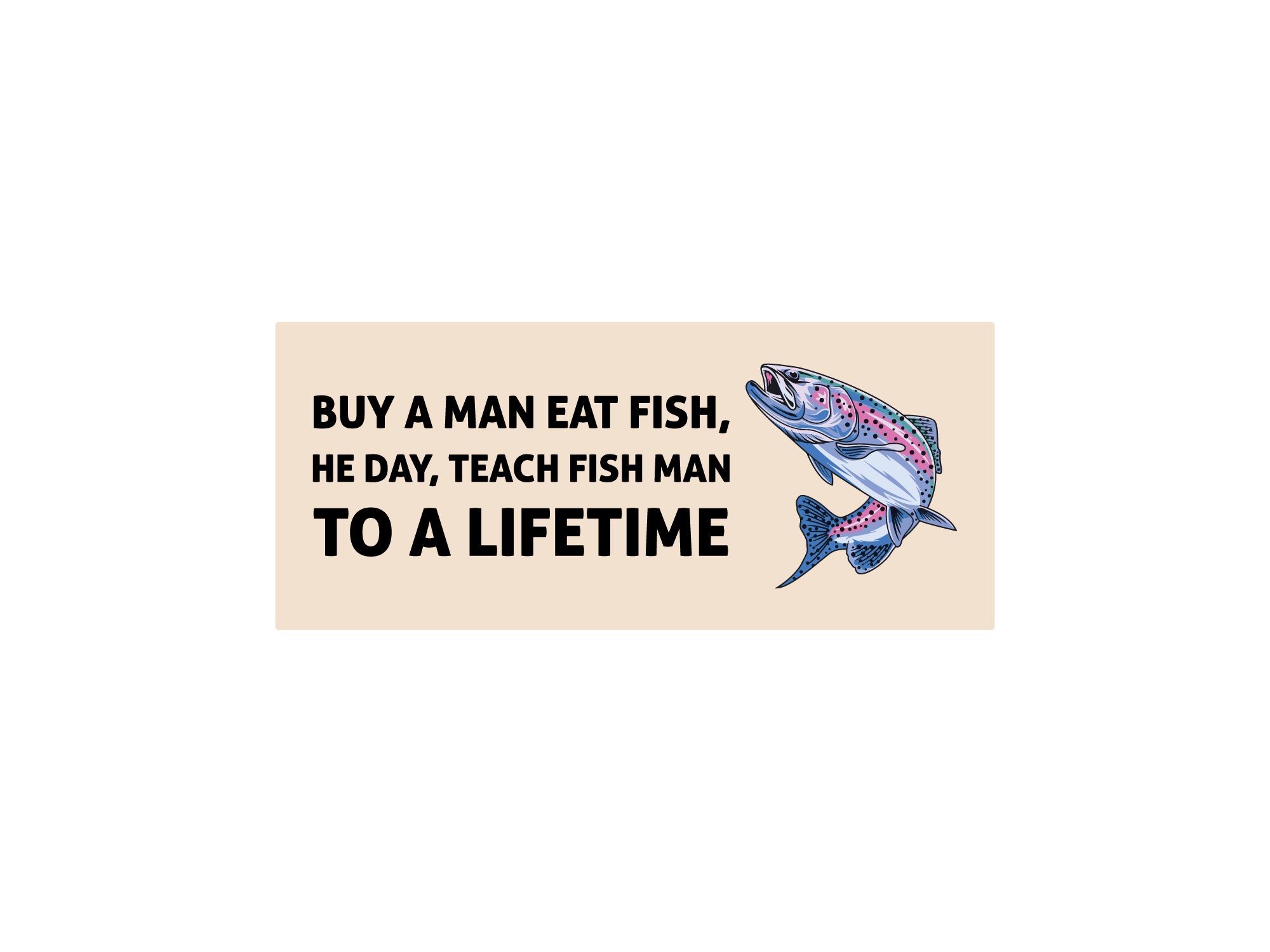 Buy A Man, Eat Fish Hat - Jinsartcorner