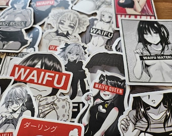 Anime Waifu Stickers Packs