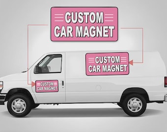 Large Custom Car Magnet – Personalized Magnetic Sign for Business, Parade, Graduation, or Homecoming
