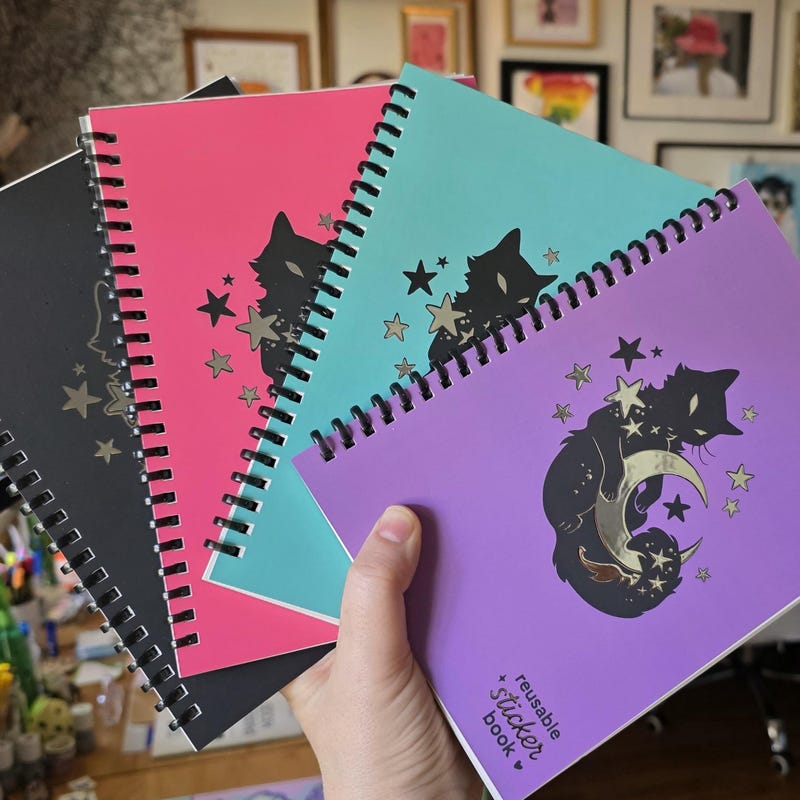 Reusable Sticker Book - Etsy
