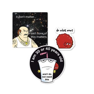 new ATHF Trio 3&quot; Funny Sticker