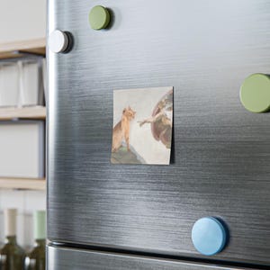 Creation of Cat, Post-it Note Pads | Renaissance Art Parody Sticky Notes image 5
