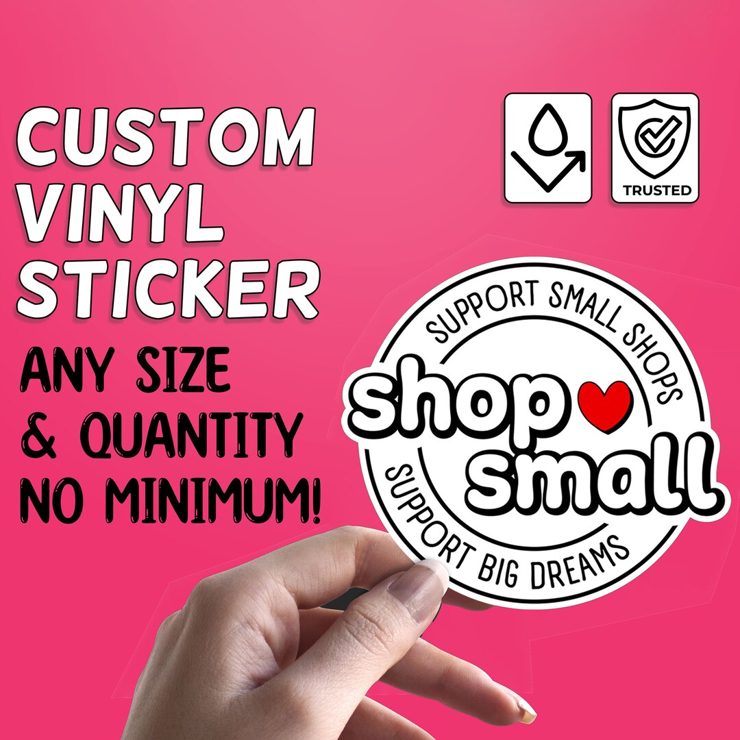 Custom Vinyl Sticker – Matte or Gloss Finish, 2–6