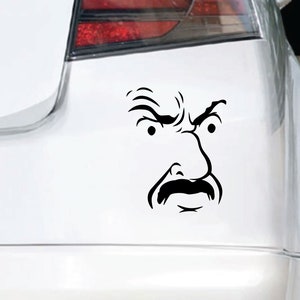 Carl's Face ATHF Vinyl Decal: Carl's Face from Aqua Teen Hunger Force image 1