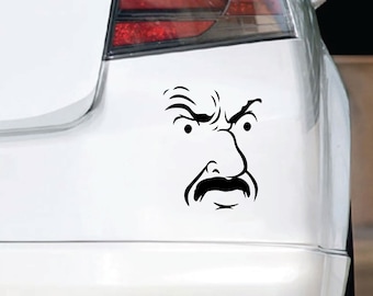 Carl's Face ATHF Vinyl Decal: Carl's Face from Aqua Teen Hunger Force