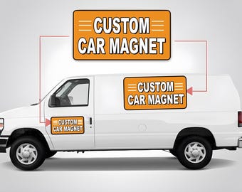 Large Custom Car Magnet – Personalized Magnetic Sign for Business, Parade, Graduation, or Homecoming