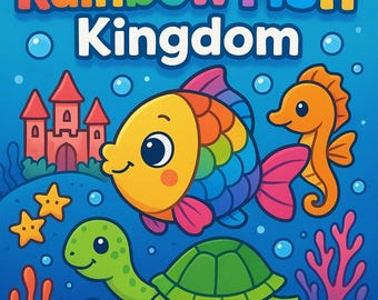 Rainbow Fish Coloring Book for Kids – 20 Pages (printable PDF) - Etsy