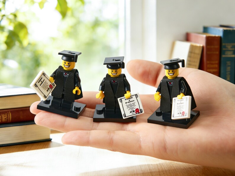 Lego Graduation Graduation Minifigures, 2026 Graduation Gifts, Grad Gifts for Him&her ...
