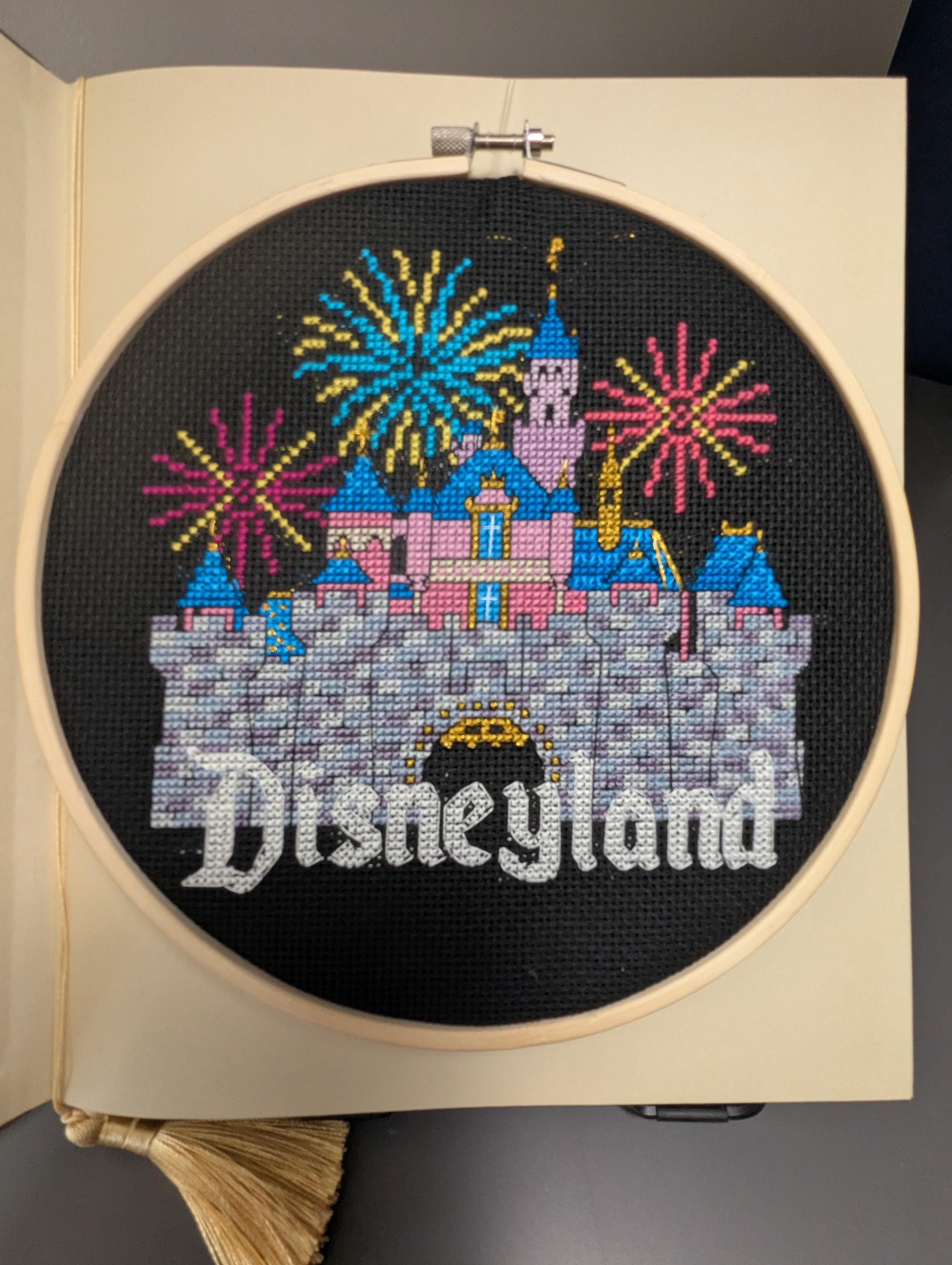 Disneyland at Night Cross Stitch Pattern - Etsy