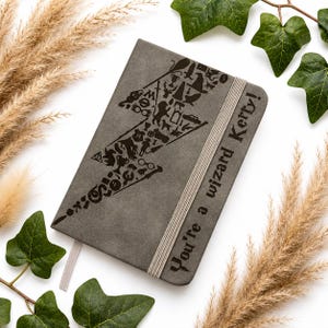 Personalised Harry Potter Inspired Pocket Notebook | Faux Leather | Gift For Him | Gift For Her | Harry Potter Fan | Mini Notepad