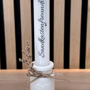 Printed candle •Sandbox friend | Gift idea | Girlfriend | Best friend | Gift set | Vase